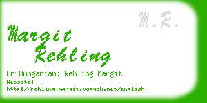 margit rehling business card